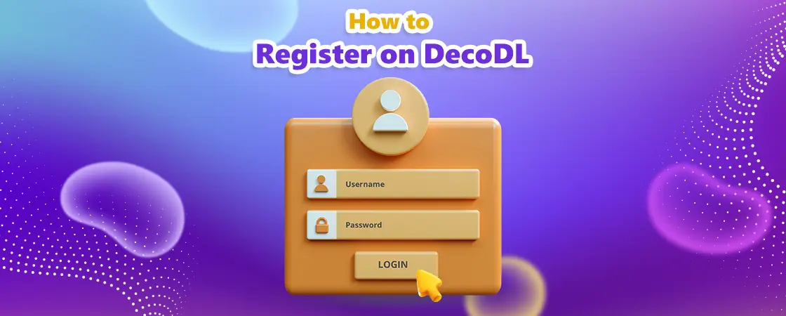 مراحل ثبت نام در سایت DecoDL